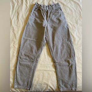 Zara Corduroy Paperbag Pants